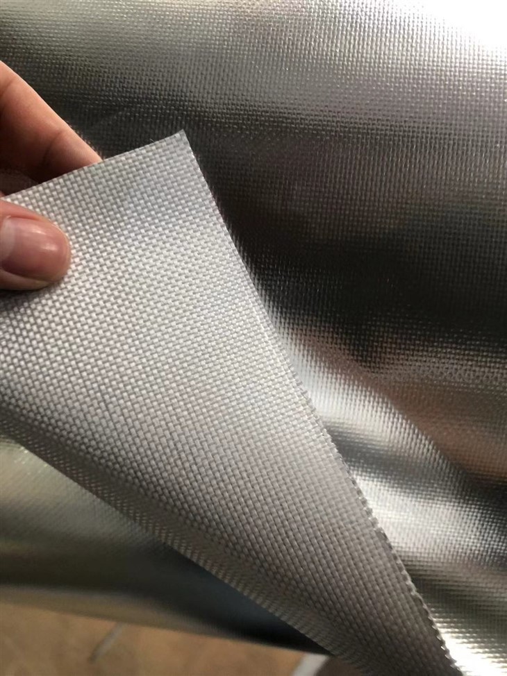 Silver Aluminum Foil Fiberglass Fabric A6200