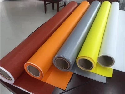 TESTURĂ DIN FIBRĂ DE STICLĂ ÎNCĂVITĂ CU CAUCIUC siliconic